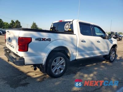 Trzecie zdjęcie samochodu z tyłu: 2019 FORD F150 SUPERCREW VIN:1FTEW1E4XKFC05525 - miniatura