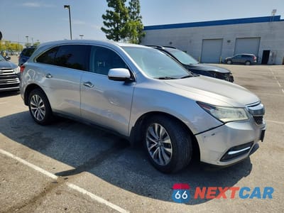 Czwarte zdjęcie samochodu z boku: 2015 ACURA MDX TECHNOLOGY VIN:5FRYD4H44FB007497 - miniatura