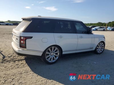Trzecie zdjęcie samochodu z tyłu: 2014 LAND ROVER RANGE ROVER SUPERCHARGED VIN:SALGS2TF6EA187372 - miniatura
