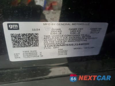 Zdjęcie 14 z 14 samochodu: 2025 GMC ACADIA ELEVATION VIN:1GKENNRS5SJ144055 - miniatura