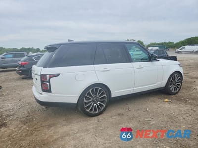 Trzecie zdjęcie samochodu z tyłu: 2018 LAND ROVER RANGE ROVER HSE VIN:SALGS2SV3JA506231 - miniatura