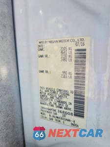 Zdjęcie 12 z 12 samochodu: 2017 NISSAN MAXIMA PLATINUM VIN:1N4AA6AP3HC368608 - miniatura