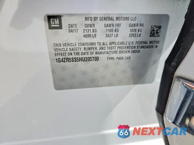 Zdjęcie 12 z 12 samochodu: 2017 BUICK LACROSSE PREMIUM VIN:1G4ZR5SS5HU205709 - miniatura