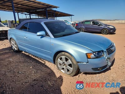Czwarte zdjęcie samochodu z boku: 2003 AUDI A4 3.0 CABRIOLET VIN:WAUAT48H43K010324 - miniatura