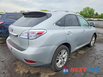 Trzecie zdjęcie samochodu z tyłu: 2012 LEXUS RX 450H VIN:JTJBC1BA0C2428233 - miniatura