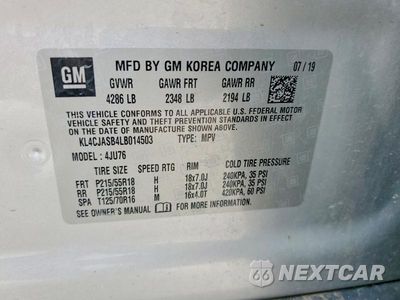 Zdjęcie 13 z 13 samochodu: 2020 BUICK ENCORE PREFERRED VIN:KL4CJASB4LB014503 - miniatura