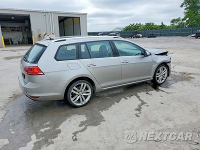 Trzecie zdjęcie samochodu z tyłu: 2016 VOLKSWAGEN GOLF SPORTWAGEN S VIN:3VWC17AU5GM505167 - miniatura