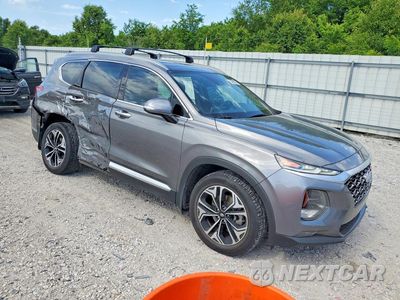 Czwarte zdjęcie samochodu z boku: 2019 HYUNDAI SANTA FE LIMITED 2.0T VIN:5NMS53AA1KH135364 - miniatura
