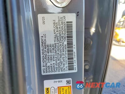 Zdjęcie 12 z 12 samochodu: 2023 HONDA ACCORD HYBRID SPORT-L VIN:1HGCY2F70PA038596 - miniatura