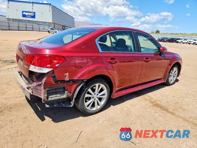 Trzecie zdjęcie samochodu z tyłu: 2013 SUBARU LEGACY 2.5I PREMIUM VIN:4S3BMCC67D3031734 - miniatura