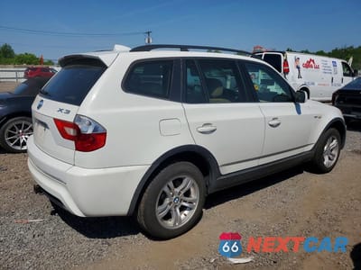 Trzecie zdjęcie samochodu z tyłu: 2006 BMW X3 3.0I VIN:WBXPA93486WG90025 - miniatura
