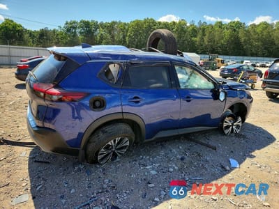 Trzecie zdjęcie samochodu z tyłu: 2021 NISSAN ROGUE SV VIN:JN8AT3BB7MW236390 - miniatura