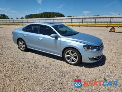 Czwarte zdjęcie samochodu z boku: 2012 VOLKSWAGEN PASSAT SE VIN:1VWBM7A3XCC084309 - miniatura