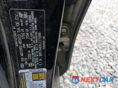 Zdjęcie 12 z 12 samochodu: 2020 KIA FORTE LXS VIN:3KPF24ADXLE175994 - miniatura