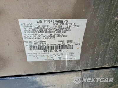 Zdjęcie 12 z 12 samochodu: 2015 FORD TAURUS SE VIN:1FAHP2D83FG173401 - miniatura