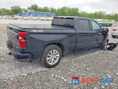Trzecie zdjęcie samochodu z tyłu: 2022 CHEVROLET SILVERADO K1500 CUSTOM VIN:3GCPDBEK9NG526929 - miniatura