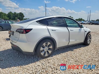 Trzecie zdjęcie samochodu z tyłu: 2021 TESLA MODEL Y VIN:5YJYGDEE6MF191330 - miniatura