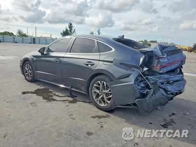 Drugie zdjęcie samochodu z przodu: 2021 HYUNDAI SONATA SEL VIN:5NPEL4JA4MH107430 - miniatura