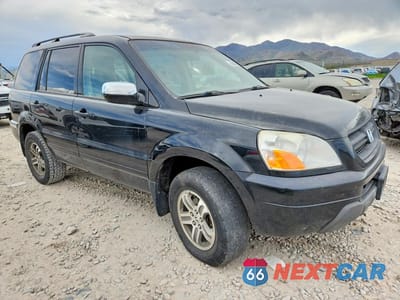 Czwarte zdjęcie samochodu z boku: 2004 HONDA PILOT EXL VIN:2HKYF18614H505070 - miniatura