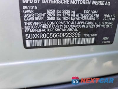 Zdjęcie 10 z 10 samochodu: 2016 BMW X5 XDRIVE35I VIN:5UXKR0C56G0P23396 - miniatura