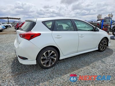 Trzecie zdjęcie samochodu z tyłu: 2016 SCION IM BASE VIN:JTNKARJE2GJ502447 - miniatura