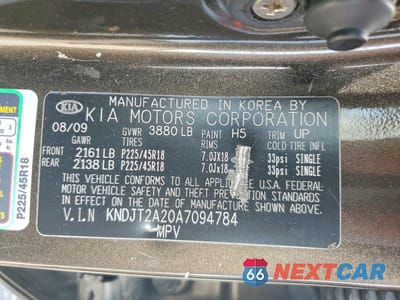 Zdjęcie 12 z 12 samochodu: 2010 KIA SOUL + VIN:KNDJT2A20A7094784 - miniatura
