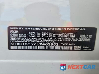 Zdjęcie 13 z 13 samochodu: 2018 BMW X5 XDR40E VIN:5UXKT0C57J0W02952 - miniatura