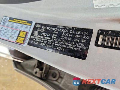 Zdjęcie 12 z 12 samochodu: 2020 KIA FORTE LXS VIN:3KPF24AD7LE148249 - miniatura