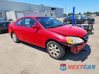 Czwarte zdjęcie samochodu z boku: 2003 HONDA CIVIC VIN:1HGEM22933L082568 - miniatura