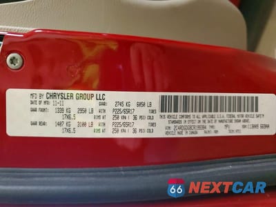 Zdjęcie 13 z 13 samochodu: 2012 DODGE GRAND CARAVAN CREW VIN:2C4RDGDG8CR199384 - miniatura