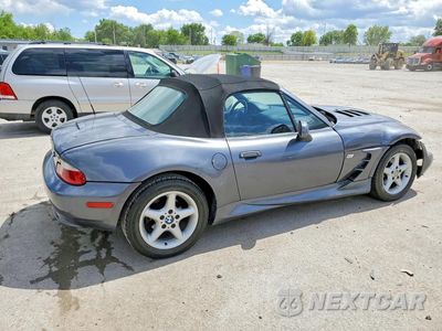 Trzecie zdjęcie samochodu z tyłu: 2000 BMW Z3 VIN:WBACH9341YLM92196 - miniatura