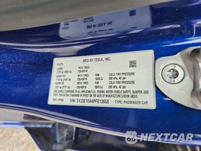 Zdjęcie 12 z 12 samochodu: 2023 TESLA MODEL 3 VIN:5YJ3E1EA4PF613658 - miniatura