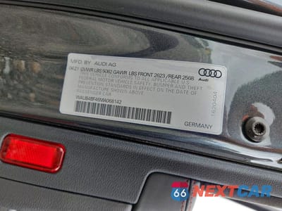 Zdjęcie 12 z 12 samochodu: 2021 AUDI S4 PREMIUM PLUS VIN:WAUB4BF46MA068142 - miniatura