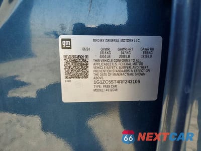 Zdjęcie 12 z 12 samochodu: 2024 CHEVROLET MALIBU LS VIN:1G1ZC5ST4RF243106 - miniatura