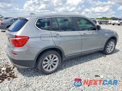Trzecie zdjęcie samochodu z tyłu: 2013 BMW X3 XDRIVE28I VIN:5UXWX9C54D0A08711 - miniatura