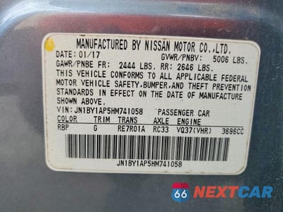 Zdjęcie 12 z 12 samochodu: 2017 INFINITI Q70 3.7 VIN:JN1BY1AP5HM741058 - miniatura