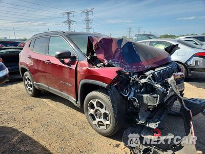 Czwarte zdjęcie samochodu z boku: 2022 JEEP COMPASS VIN:3C4NJDDB4NT175187 - miniatura