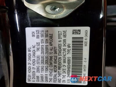 Zdjęcie 14 z 14 samochodu: 2025 HONDA CR-V SPORT TOURING VIN:2HKRS6H90SH808913 - miniatura