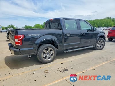 Trzecie zdjęcie samochodu z tyłu: 2019 FORD F150 SUPERCREW VIN:1FTEW1CP4KKD54274 - miniatura