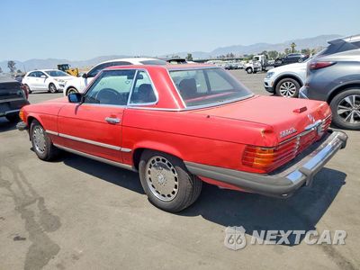 Drugie zdjęcie samochodu z przodu: 1987 MERCEDES-BENZ 560 SL VIN:WDBBA48D7HA057689 - miniatura