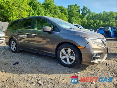 Czwarte zdjęcie samochodu z boku: 2019 HONDA ODYSSEY EX VIN:5FNRL6H59KB091761 - miniatura