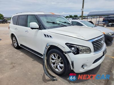 Czwarte zdjęcie samochodu z boku: 2012 INFINITI QX56 BASE VIN:JN8AZ2ND8C9716120 - miniatura