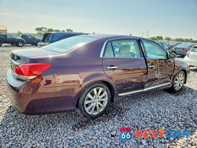 Trzecie zdjęcie samochodu z tyłu: 2011 TOYOTA AVALON LIMITED VIN:4T1BK3DB8BU437736 - miniatura