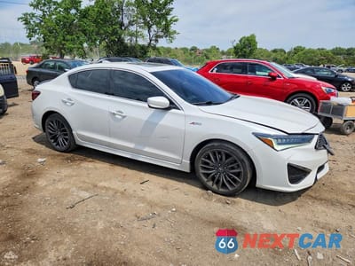 Czwarte zdjęcie samochodu z boku: 2022 ACURA ILX PREMIUM A-SPEC VIN:19UDE2F81NA006601 - miniatura