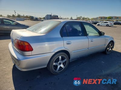 Trzecie zdjęcie samochodu z tyłu: 2000 HONDA CIVIC BASE VIN:2HGEJ6619YH598572 - miniatura