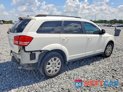 Trzecie zdjęcie samochodu z tyłu: 2017 DODGE JOURNEY SE VIN:3C4PDCAB0HT503854 - miniatura