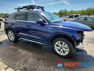 Czwarte zdjęcie samochodu z boku: 2024 AUDI Q3 PREMIUM S LINE 45 VIN:WA1DECF38R1021850 - miniatura
