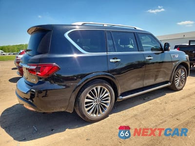 Trzecie zdjęcie samochodu z tyłu: 2019 INFINITI QX80 LUXE VIN:JN8AZ2NE6K9225245 - miniatura
