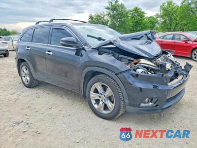 Czwarte zdjęcie samochodu z boku: 2014 TOYOTA HIGHLANDER LIMITED VIN:5TDDKRFH2ES044003 - miniatura