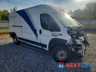 Czwarte zdjęcie samochodu z boku: 2019 RAM PROMASTER 2500 2500 HIGH VIN:3C6TRVDG8KE519371 - miniatura